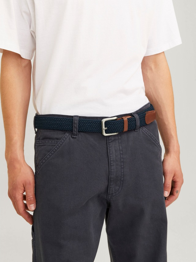 Jack & Jones Stretchgürtel »JACSPRING WOVEN BELT NOOS« Materialmix, verschiedene Längen