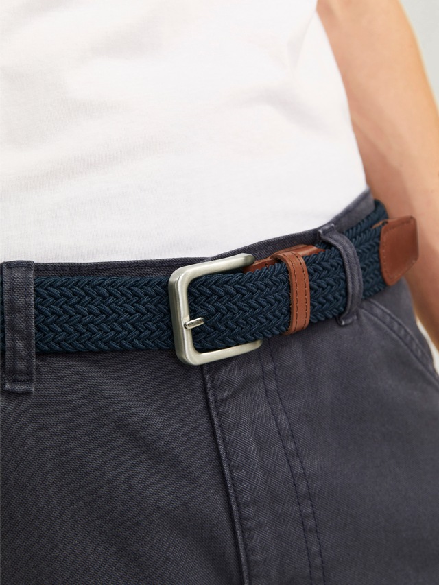 Jack & Jones Stretchgürtel »JACSPRING WOVEN BELT NOOS« Materialmix, verschiedene Längen