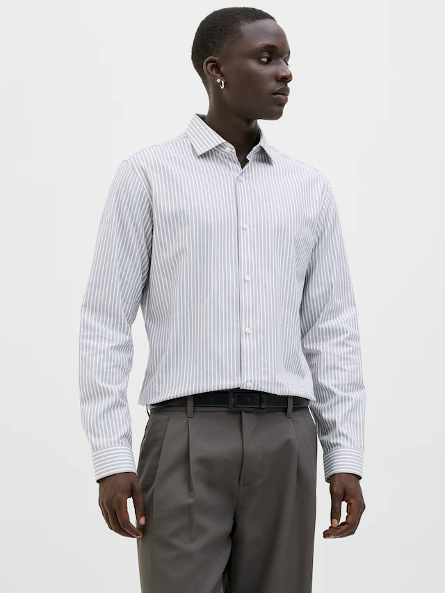 Jack & Jones Langarmhemd »JPRBLAPARKER Slim Fit Hemd, atmungsaktiv, ideal für den Alltag« Baumwolle, slim fit