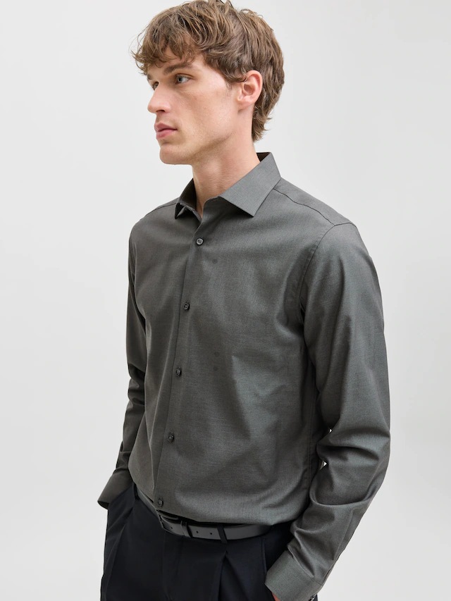 Jack & Jones Langarmhemd »JPRBLAPARKER Slim Fit Hemd, atmungsaktiv, ideal für den Alltag« Baumwolle, slim fit