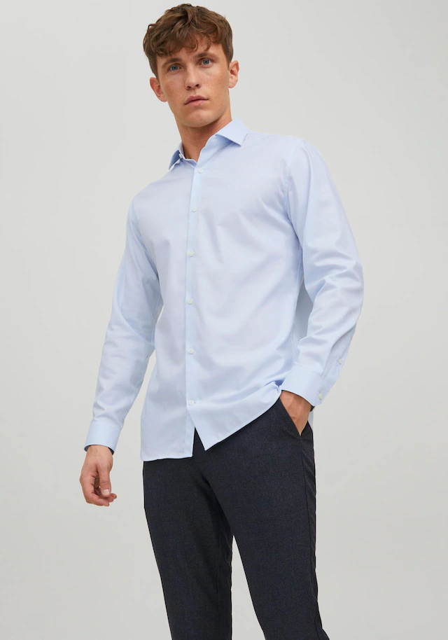Jack & Jones Langarmhemd »JPRBLAPARKER Slim Fit Hemd, atmungsaktiv, ideal für den Alltag« Baumwolle, slim fit
