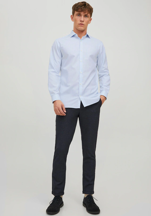 Jack & Jones Langarmhemd »JPRBLAPARKER Slim Fit Hemd, atmungsaktiv, ideal für den Alltag« Baumwolle, slim fit