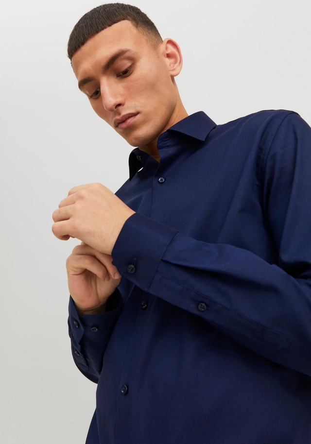Jack & Jones Langarmhemd »JPRBLAPARKER Slim Fit Hemd, atmungsaktiv, ideal für den Alltag« Baumwolle, slim fit