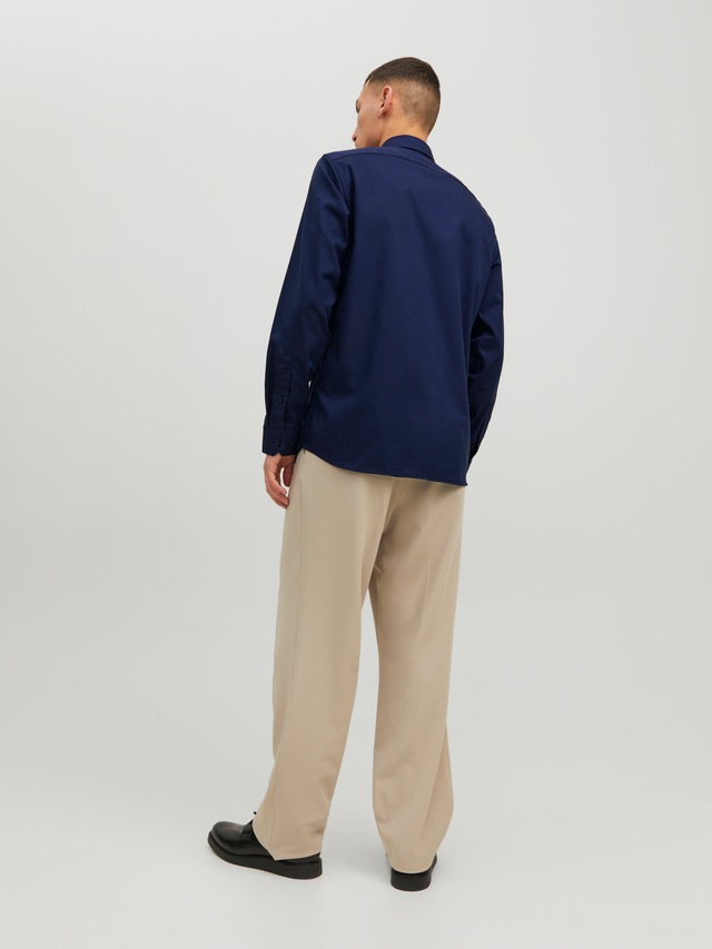 Jack & Jones Langarmhemd »JPRBLAPARKER Slim Fit Hemd, atmungsaktiv, ideal für den Alltag« Baumwolle, slim fit