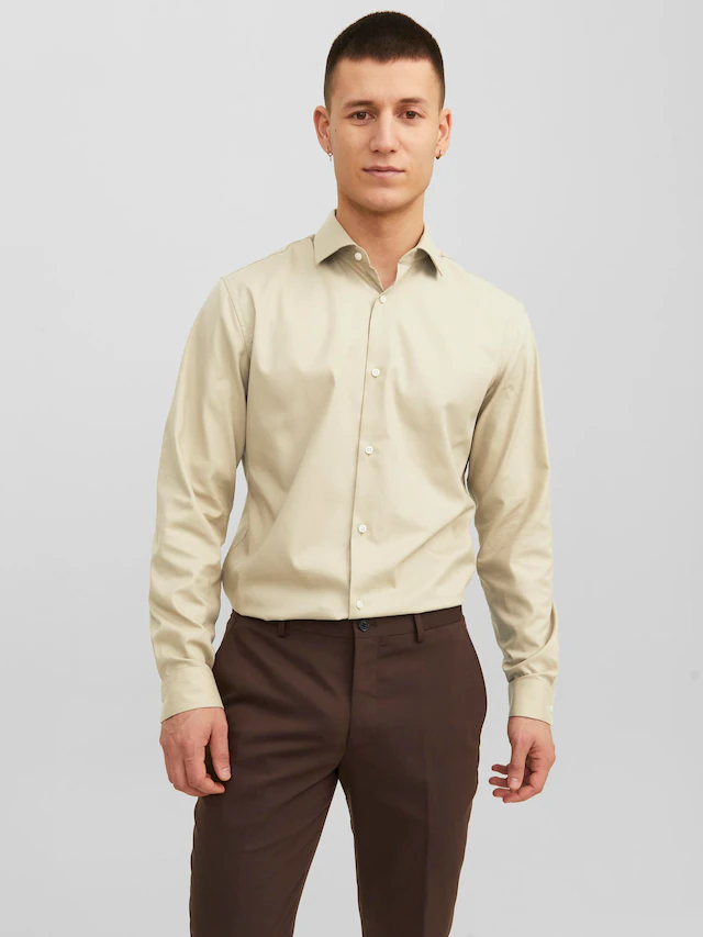 Jack & Jones Langarmhemd »JPRBLAPARKER Slim Fit Hemd, atmungsaktiv, ideal für den Alltag« Baumwolle, slim fit