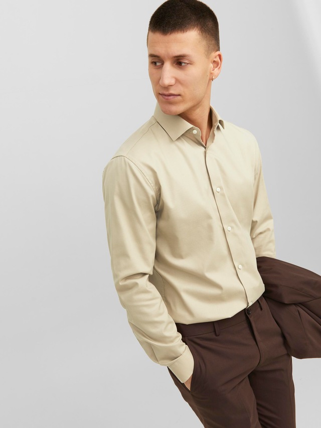 Jack & Jones Langarmhemd »JPRBLAPARKER Slim Fit Hemd, atmungsaktiv, ideal für den Alltag« Baumwolle, slim fit