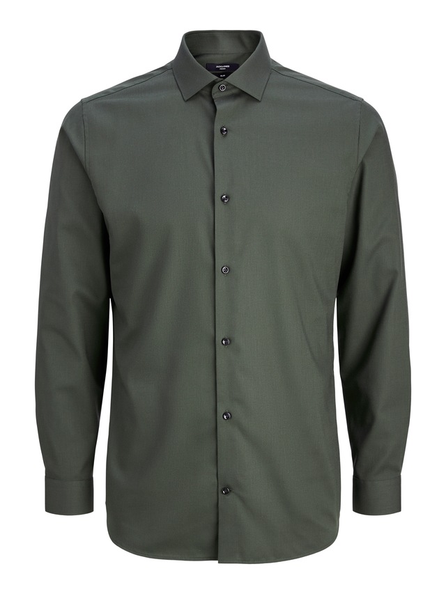Jack & Jones Langarmhemd »JPRBLAPARKER Slim Fit Hemd, atmungsaktiv, ideal für den Alltag« Baumwolle, slim fit