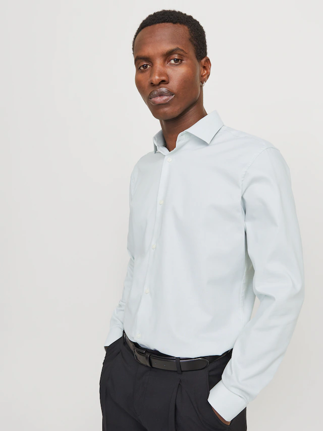 Jack & Jones Langarmhemd »JPRBLAPARKER Slim Fit Hemd, atmungsaktiv, ideal für den Alltag« Baumwolle, slim fit