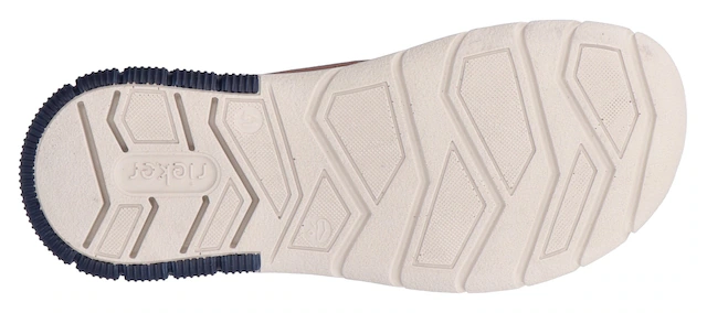 Rieker Pantolette , Sommerschuh, Schlappen, Klettschuh, mit Klettriemchen