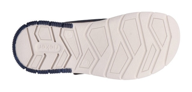 Rieker Pantolette , Sommerschuh, Schlappen, Klettschuh, mit Klettriemchen