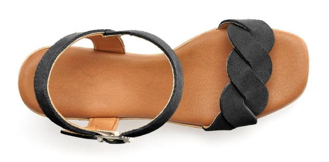 LASCANA Riemchensandalette »Sandale, Sandalette, Sommerschuh« aus weichem Leder mit Blockabsatz