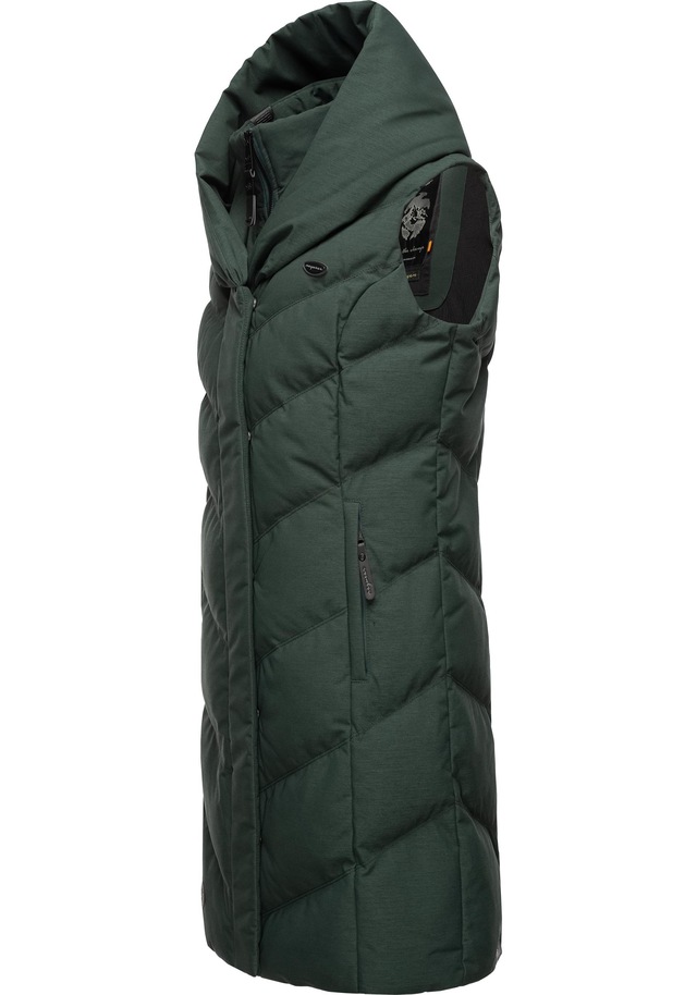 Ragwear Steppweste »Natalka Vest« stylische, gesteppte Winterweste mit gefütterter Kapuze