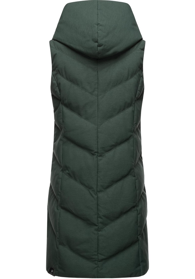 Ragwear Steppweste »Natalka Vest« stylische, gesteppte Winterweste mit gefütterter Kapuze