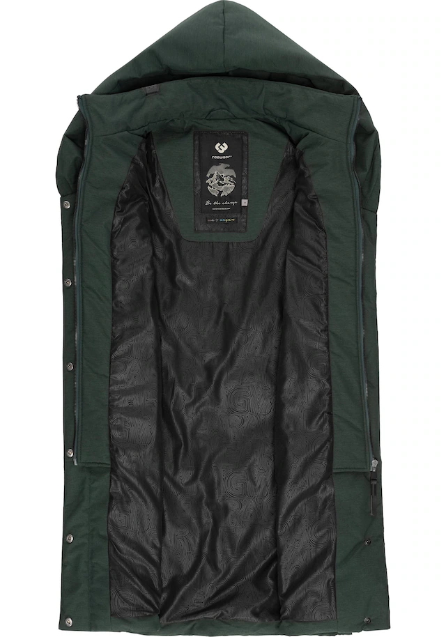 Ragwear Steppweste »Natalka Vest« stylische, gesteppte Winterweste mit gefütterter Kapuze