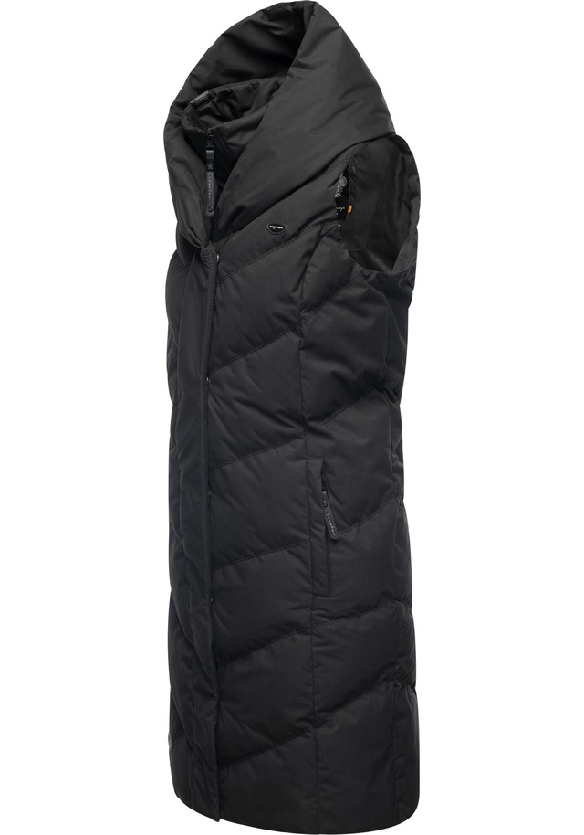 Ragwear Steppweste »Natalka Vest« stylische, gesteppte Winterweste mit gefütterter Kapuze