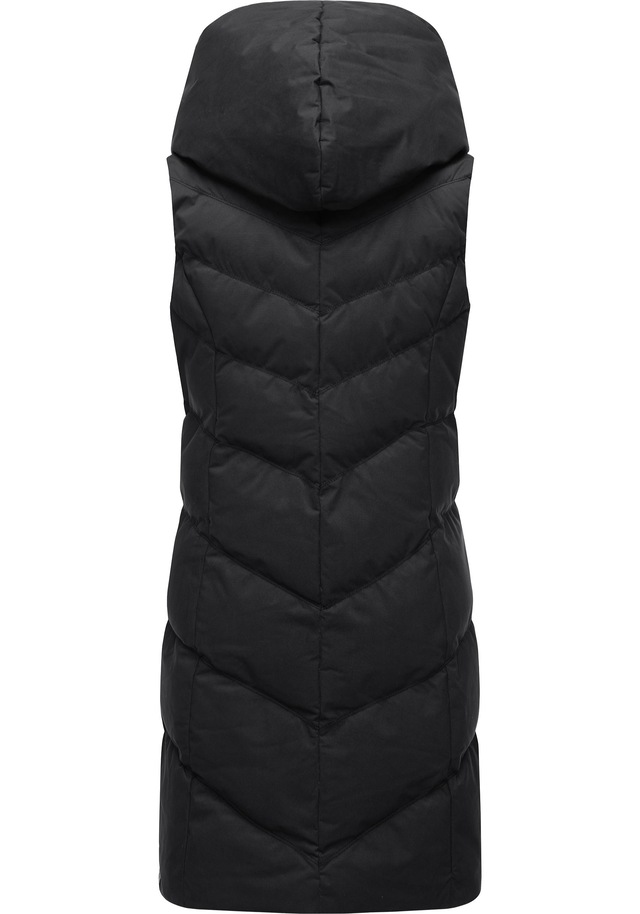 Ragwear Steppweste »Natalka Vest« stylische, gesteppte Winterweste mit gefütterter Kapuze