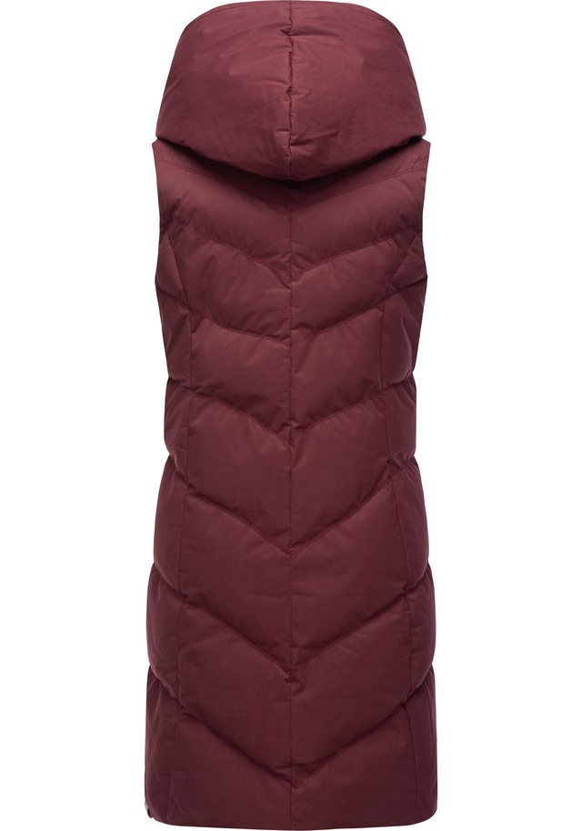 Ragwear Steppweste »Natalka Vest« stylische, gesteppte Winterweste mit gefütterter Kapuze