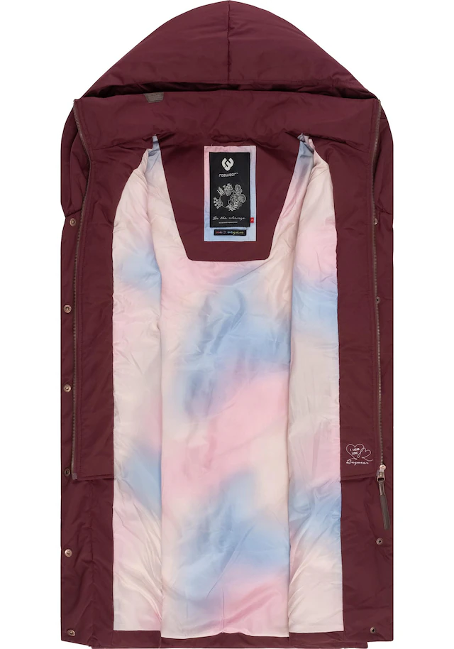 Ragwear Steppweste »Natalka Vest« stylische, gesteppte Winterweste mit gefütterter Kapuze