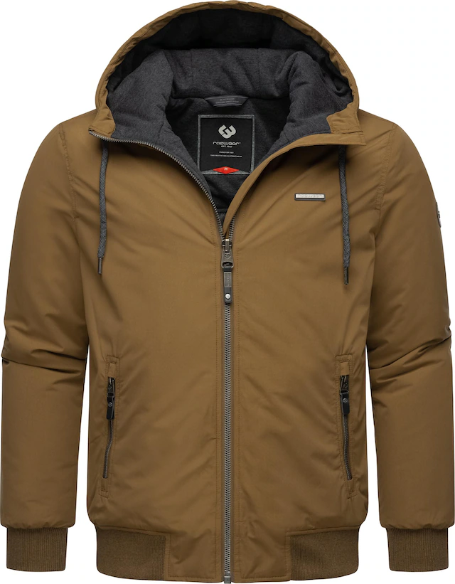 Ragwear Winterjacke »Maddy« mit Kapuze stylische Herren Outdoorjacke mit großer Kapuze
