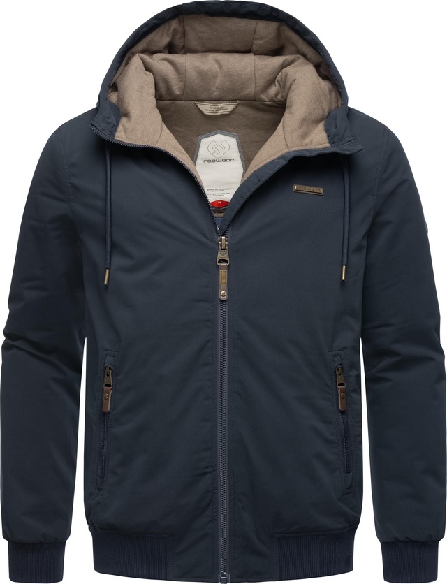 Ragwear Winterjacke »Maddy« mit Kapuze stylische Herren Outdoorjacke mit großer Kapuze