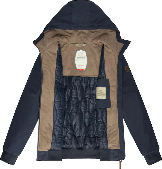 Ragwear Winterjacke »Maddy« mit Kapuze stylische Herren Outdoorjacke mit großer Kapuze