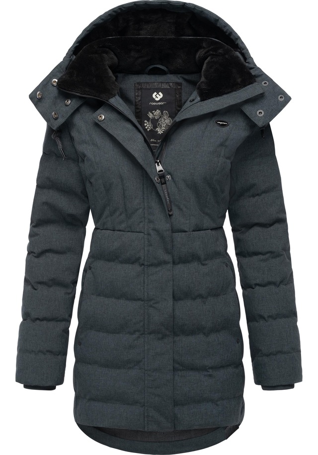 Ragwear Kurzmantel »Ashanta« Wasserdichter Winterparka mit gefütterter Kapuze