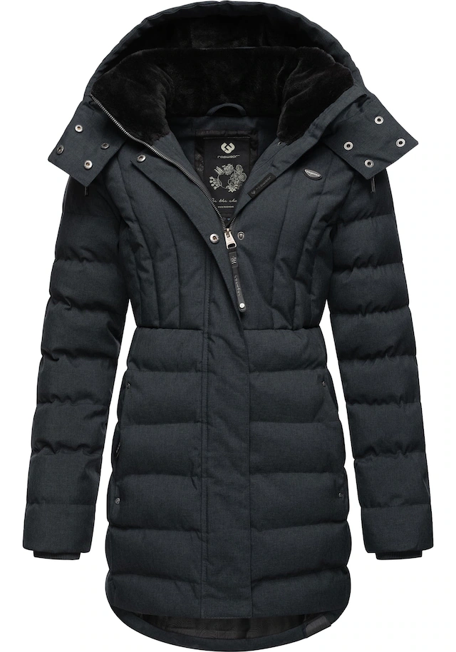 Ragwear Kurzmantel »Ashanta« Wasserdichter Winterparka mit gefütterter Kapuze