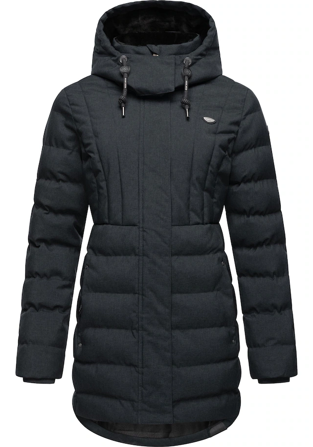 Ragwear Kurzmantel »Ashanta« Wasserdichter Winterparka mit gefütterter Kapuze