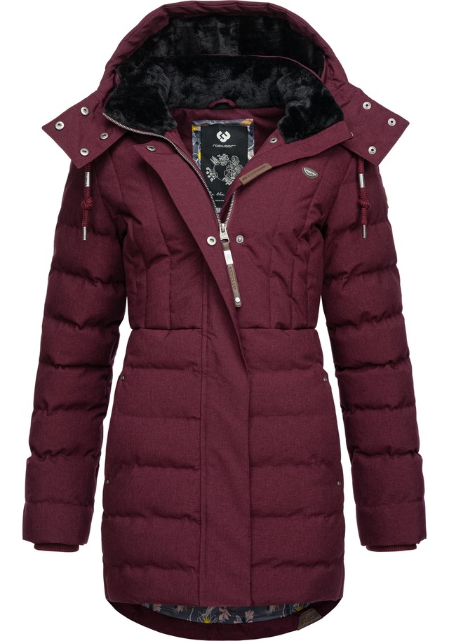 Ragwear Kurzmantel »Ashanta« Wasserdichter Winterparka mit gefütterter Kapuze