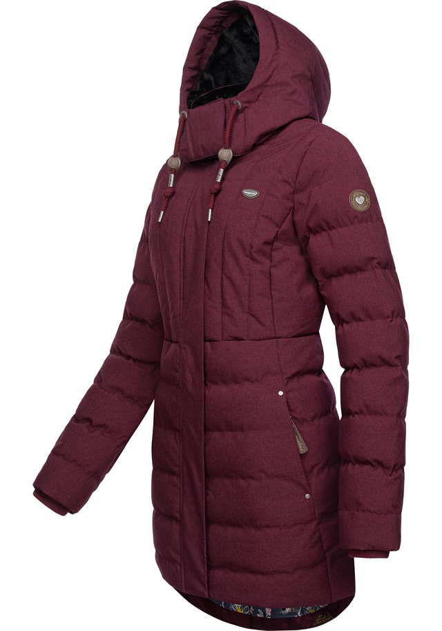 Ragwear Kurzmantel »Ashanta« Wasserdichter Winterparka mit gefütterter Kapuze