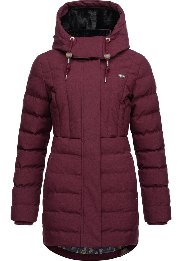 Ragwear Kurzmantel »Ashanta« Wasserdichter Winterparka mit gefütterter Kapuze