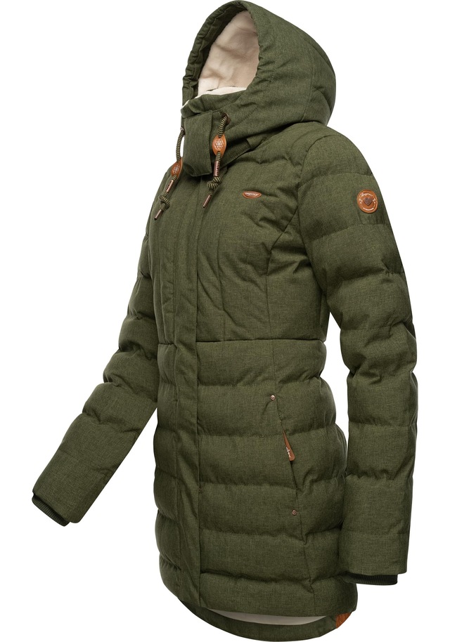 Ragwear Kurzmantel »Ashanta« Wasserdichter Winterparka mit gefütterter Kapuze