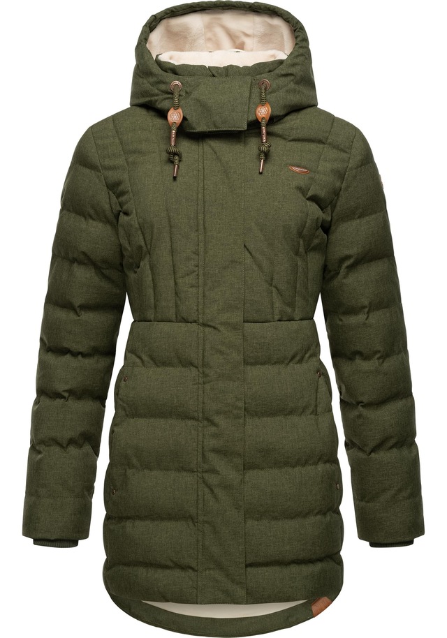 Ragwear Kurzmantel »Ashanta« Wasserdichter Winterparka mit gefütterter Kapuze