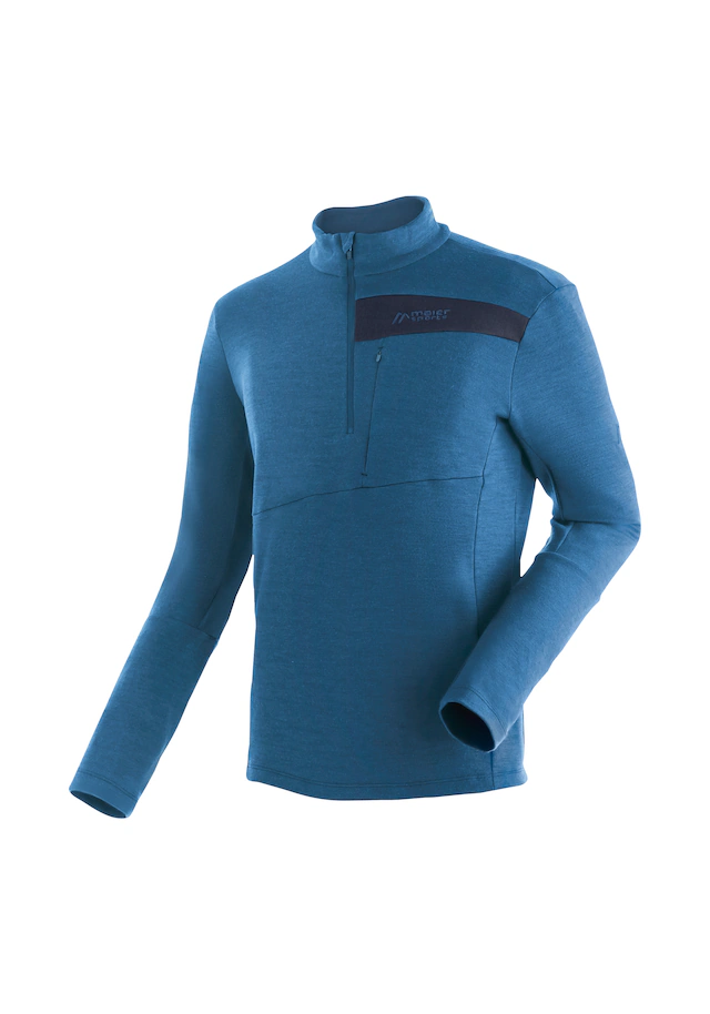 Maier Sports Funktionsshirt »Skutvik HZ M« funktionaler Midlayer für Herren, hohe Atmungsaktivität
