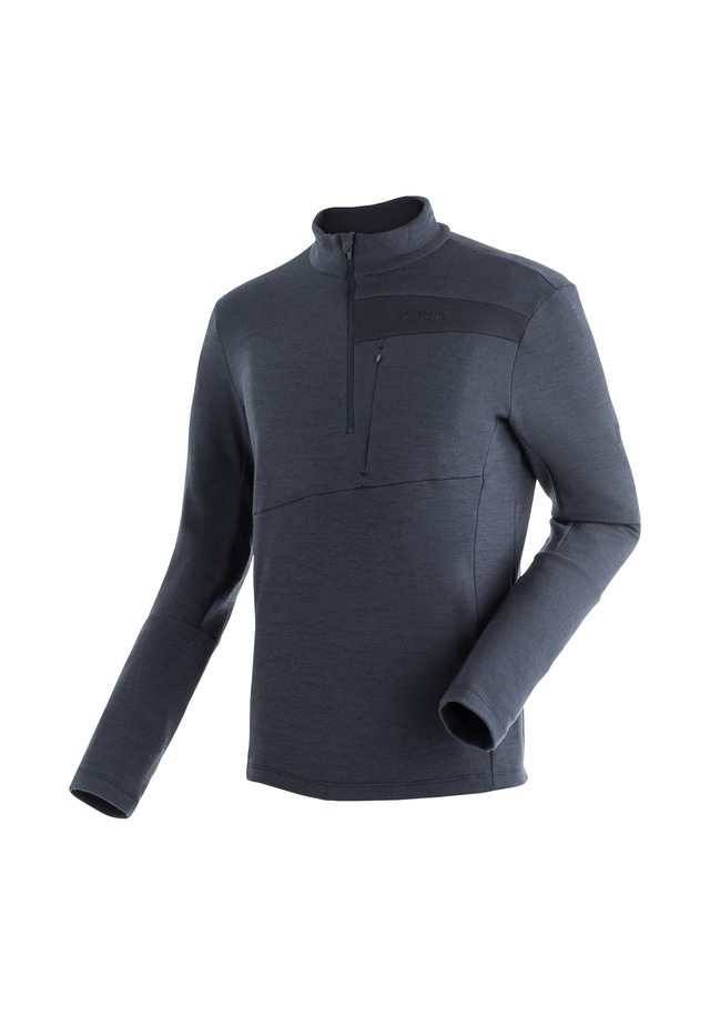 Maier Sports Funktionsshirt »Skutvik HZ M« funktionaler Midlayer für Herren, hohe Atmungsaktivität