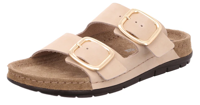 Rohde Pantolette »EASYS N°42« Sommerschuh, Schlappen mit Softfußbett und Keilabsatz