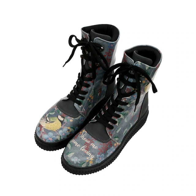 DOGO Schnürboots »Future High Top Boots Mon Cher Damen Stiefeletten« Handgefertigt