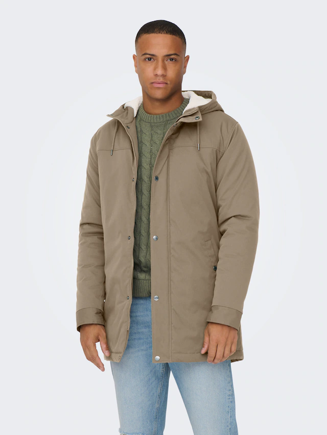 ONLY & SONS Parka »ONSALEXANDER LIFE PARKA OTW VD« mit Kapuze Polyester, regular fit