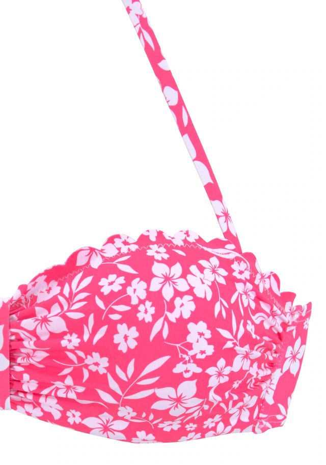 Vivance Bügel-Bandeau-Bikini-Top »Leni« mit gelaserter Wellenkante
