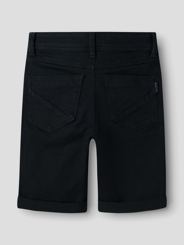 Name It »NKMSILAS SLIM DNM L SHORT« Baumwollmischung, Stretch, Umschlagsaum