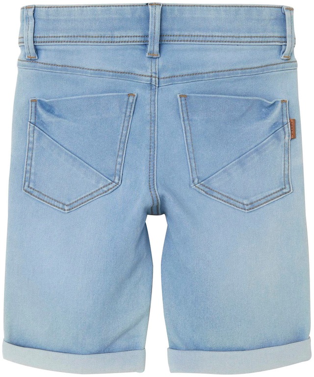 Name It »NKMSILAS SLIM DNM L SHORT« Baumwollmischung, Stretch, Umschlagsaum