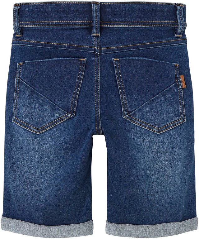 Name It »NKMSILAS SLIM DNM L SHORT« Baumwollmischung, Stretch, Umschlagsaum