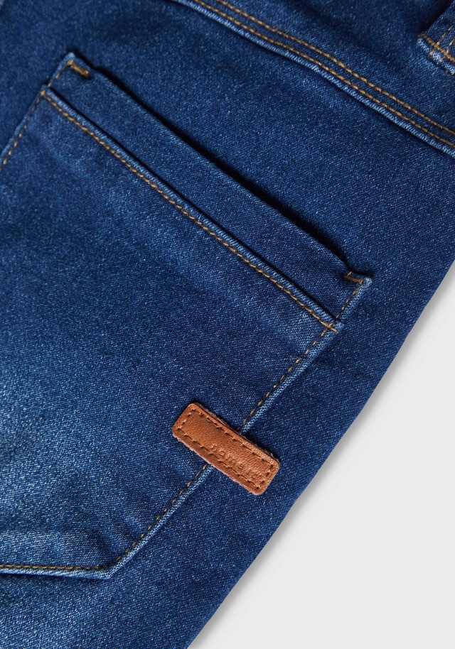 Name It »NKMSILAS SLIM DNM L SHORT« Baumwollmischung, Stretch, Umschlagsaum