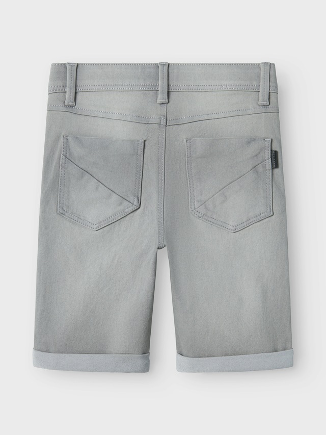 Name It »NKMSILAS SLIM DNM L SHORT« Baumwollmischung, Stretch, Umschlagsaum