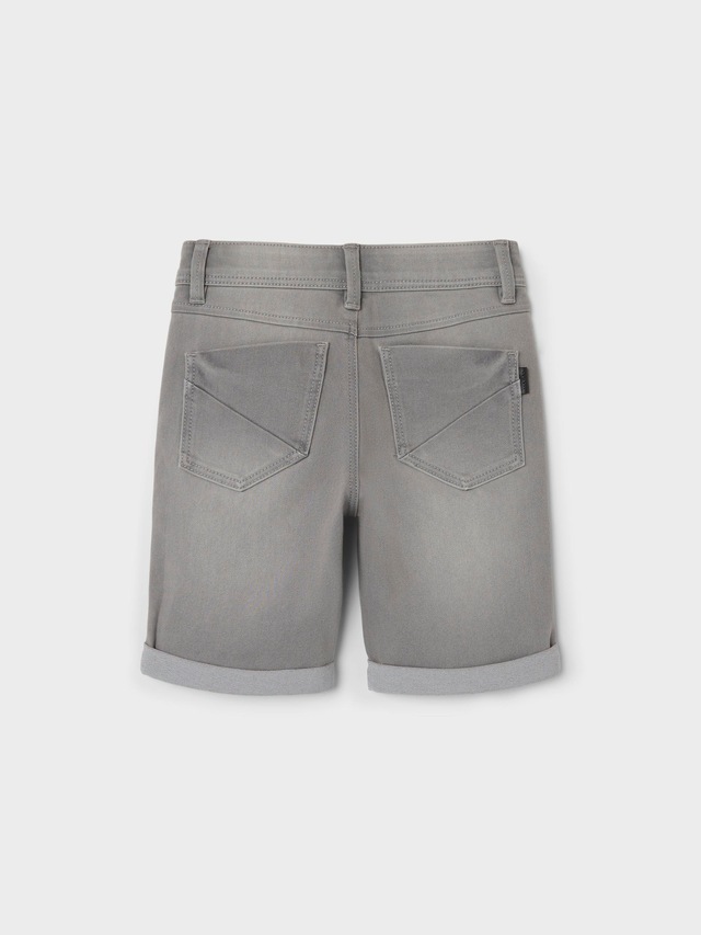 Name It »NKMSILAS SLIM DNM L SHORT« Baumwollmischung, Stretch, Umschlagsaum