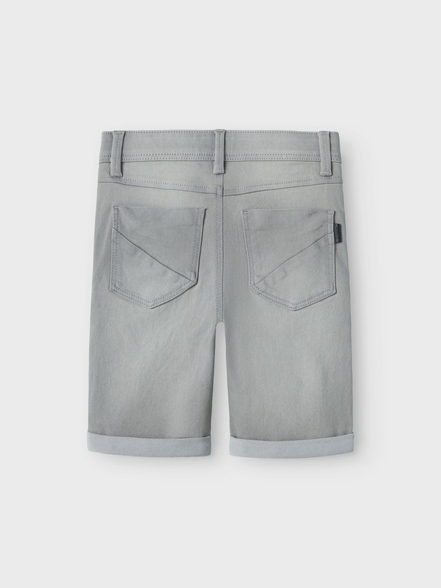 Name It »NKMSILAS SLIM DNM L SHORT« Baumwollmischung, Stretch, Umschlagsaum