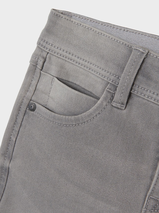 Name It »NKMSILAS SLIM DNM L SHORT« Baumwollmischung, Stretch, Umschlagsaum