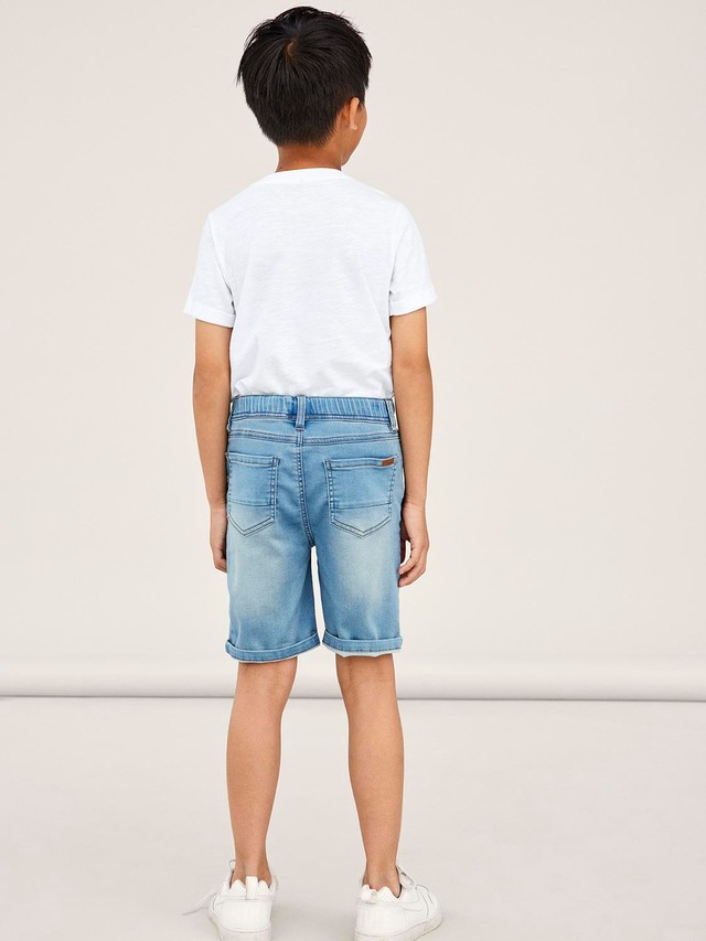Name It Jeansshorts »NKMRYAN JOGGER DNM L SHOR« Baumwollmischung, elastisches Bündchen, verstellbar