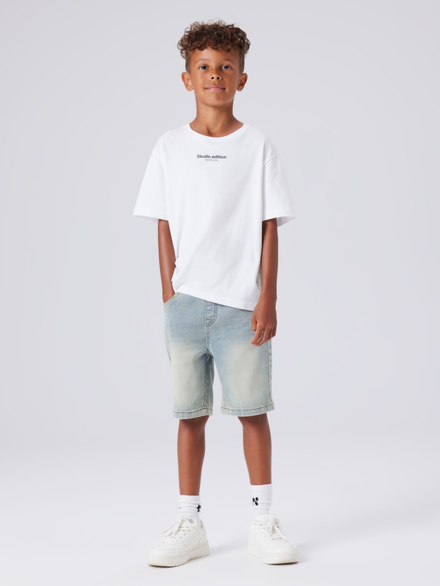 Name It Jeansshorts »NKMRYAN JOGGER DNM L SHOR« Baumwollmischung, elastisches Bündchen, verstellbar