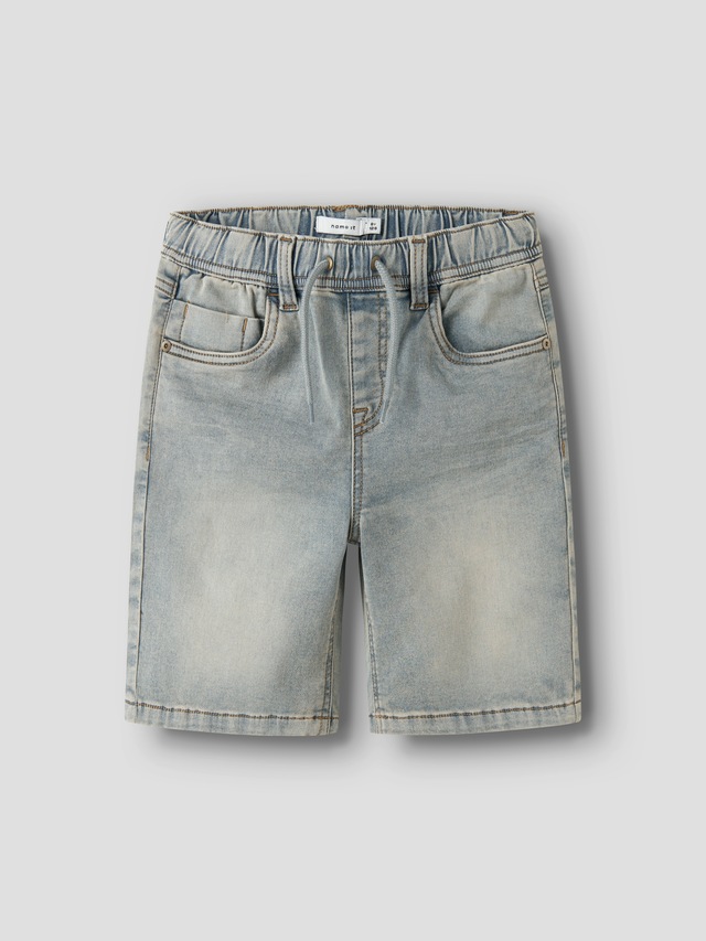 Name It Jeansshorts »NKMRYAN JOGGER DNM L SHOR« Baumwollmischung, elastisches Bündchen, verstellbar